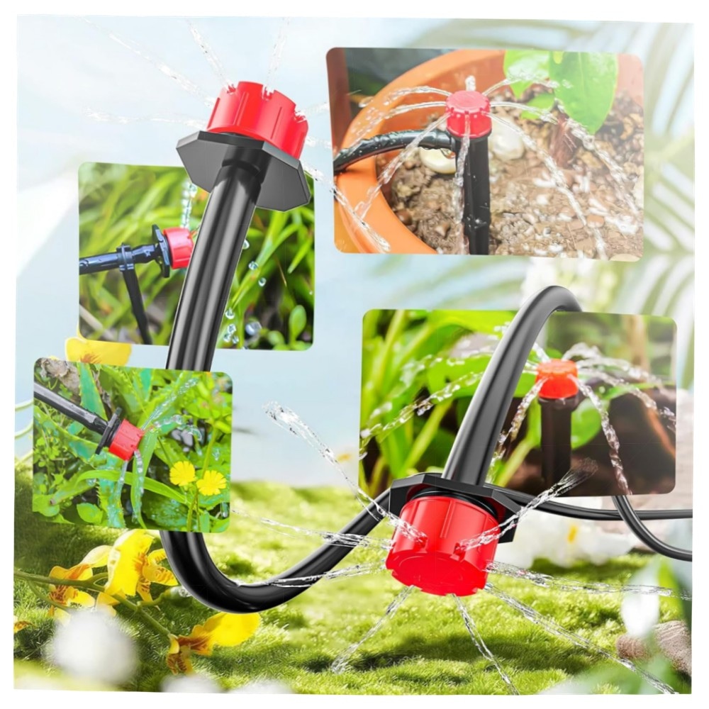 Forever Speed Tröpfchen-Bewässerungsset 315-tlg. – 60m 15m Schläuche, UV-beständig, einstellbare Tropfer für Garten, Gewächshaus & Terrasse