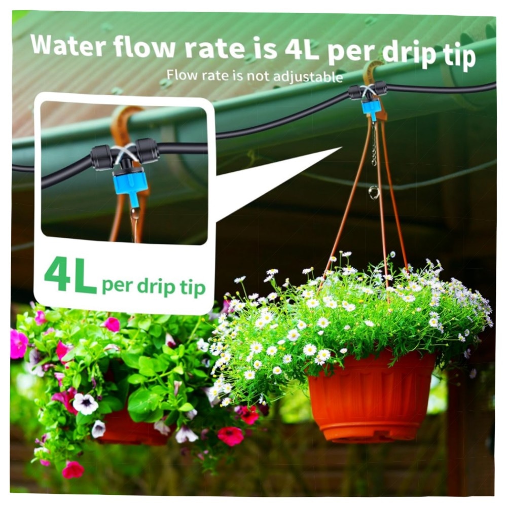 Forever Speed Tröpfchen-Bewässerungsset 315-tlg. – 60m 15m Schläuche, UV-beständig, einstellbare Tropfer für Garten, Gewächshaus & Terrasse