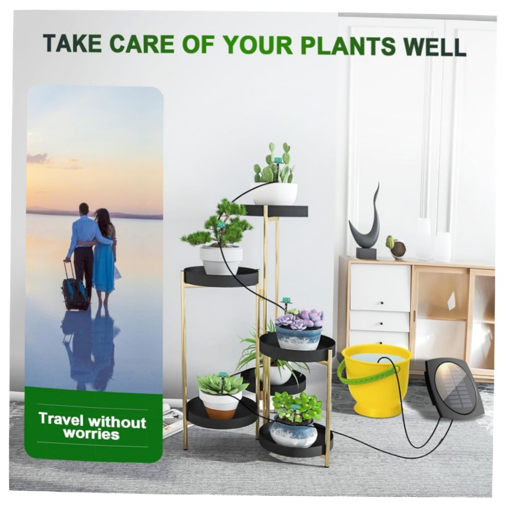 Solar Bewässerungssystem Auto für Garten & Balkon – Automatisches Tropf-Set mit 12 Timer-Modi & 15m Schlauch, nachhaltig & einfach zu installieren