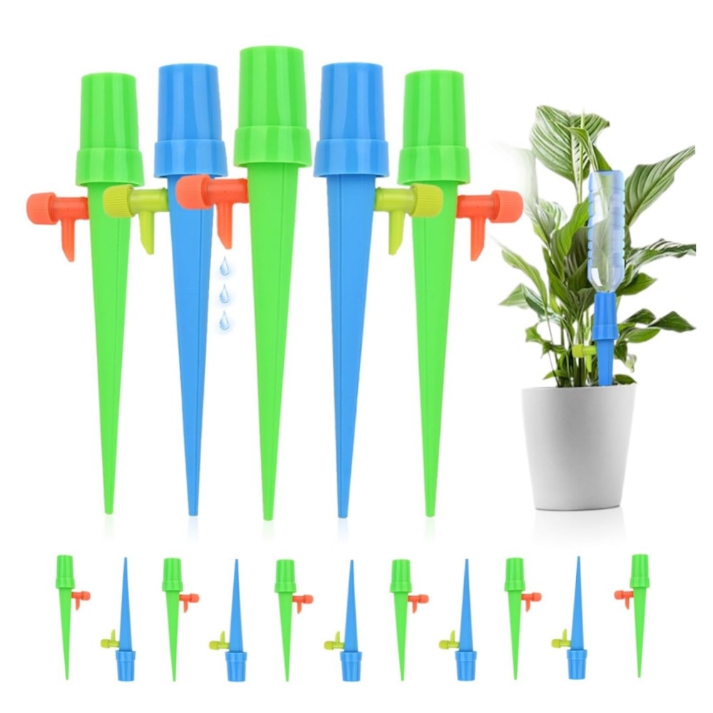 Automatisches Bewässerungsset 16-tlg. – Einstellbares Tropfsystem mit Ventil für Topfpflanzen, Balkon & Urlaub, langlebiges ABS-Material