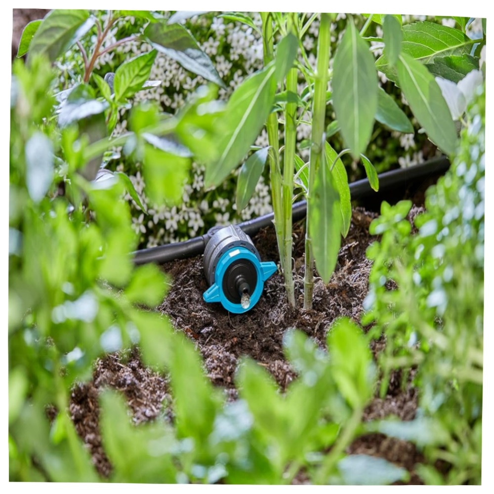 Gardena Micro-Drip Reihentropfer regulierbar 1–8 l/h, druckregulierend – 5er-Set, selbstreinigend & langlebig