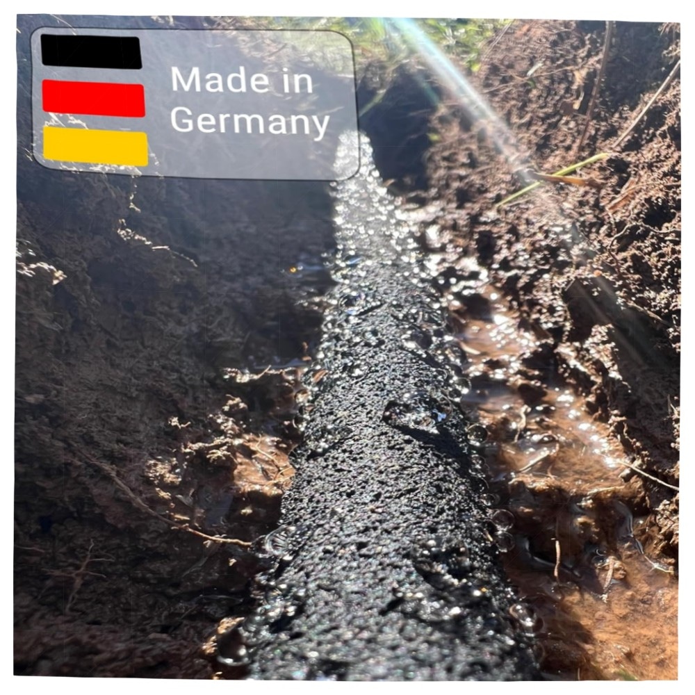 CS Perlschlauch 50 m Starter-Set – nachhaltiger Tropfschlauch aus Recyclingmaterial, einfache Installation, drucksparend & winterfest