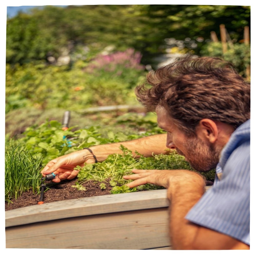 Gardena Micro-Drip Reihentropfer regulierbar 1–8 l/h, druckregulierend – 5er-Set, selbstreinigend & langlebig