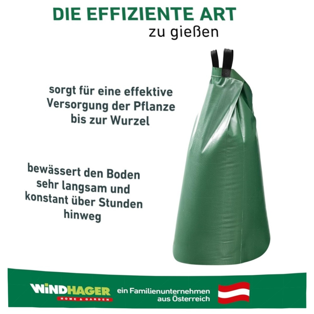 Baumbewässerungsbeutel 56 Liter – hochwertige Tropf-Bewässerung für Neupflanzungen, verbindbar & für Flüssignährstoffe geeignet