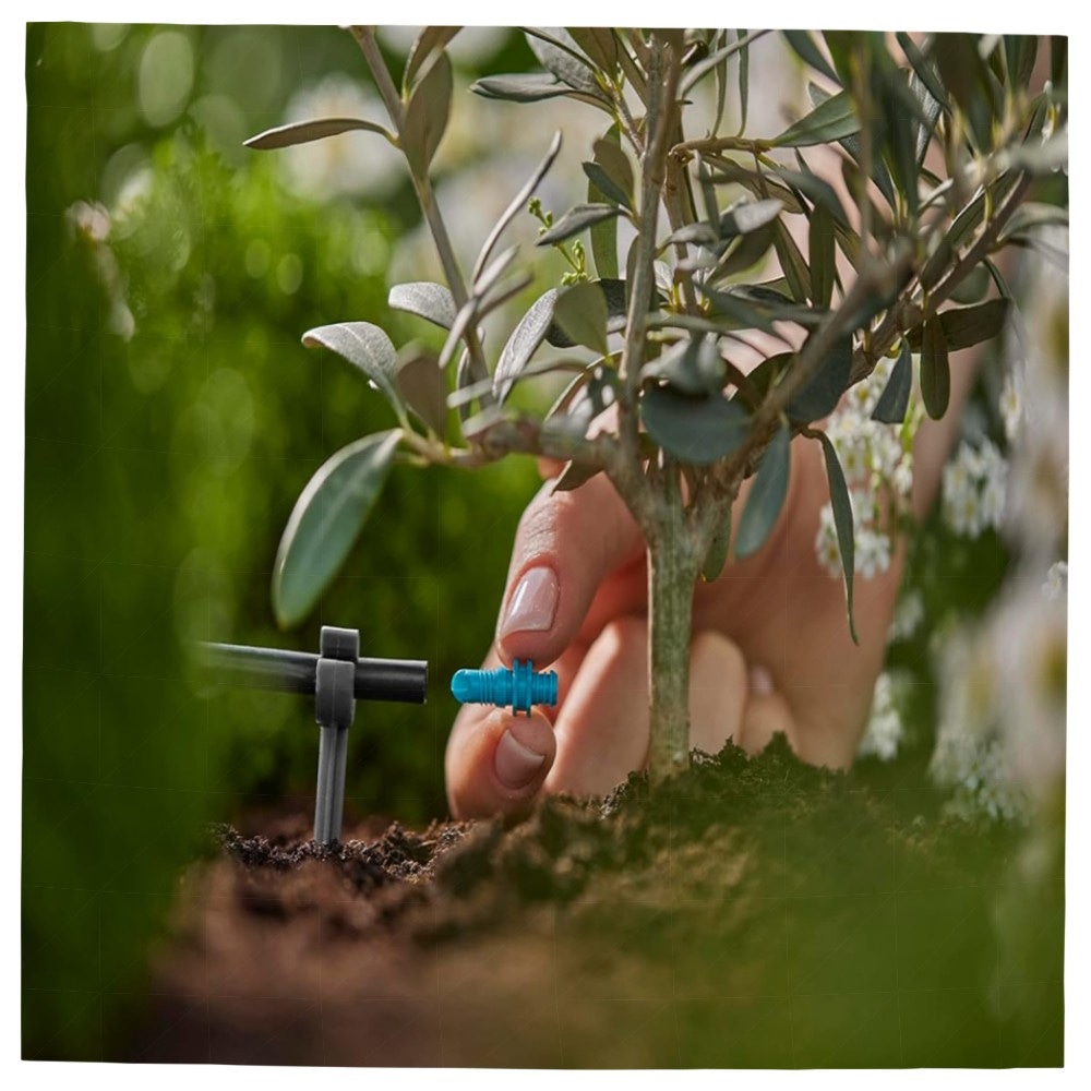 Gardena Micro-Drip-System Endtropfer 2 l/h – 25er Set, langlebig & wiederverwendbar, inkl. Reinigungsnadel (Made in Germany)