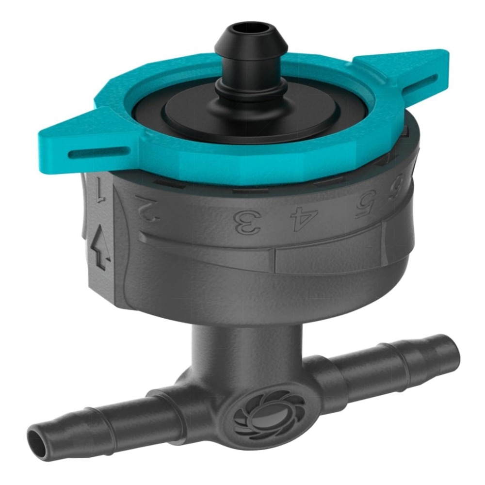 Gardena Micro-Drip Reihentropfer regulierbar 1–8 l/h, druckregulierend – 5er-Set, selbstreinigend & langlebig
