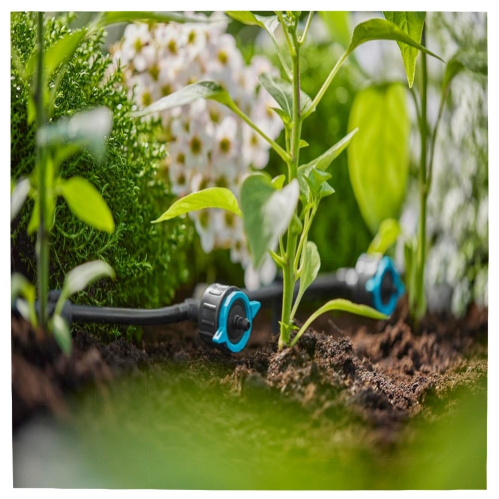 Gardena Micro-Drip Reihentropfer regulierbar 1–8 l/h, druckregulierend – 5er-Set, selbstreinigend & langlebig