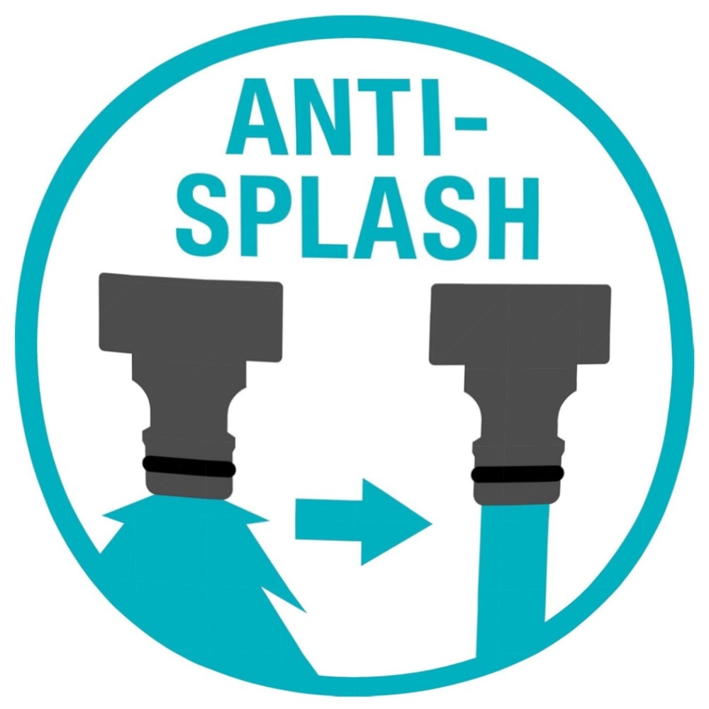 Gardena Premium Hahnverbinder 21 mm (G 1/2) – hochwertiger Metall-Adapter, spritzfrei & frostsicher, schneller Gardena Klickanschluss