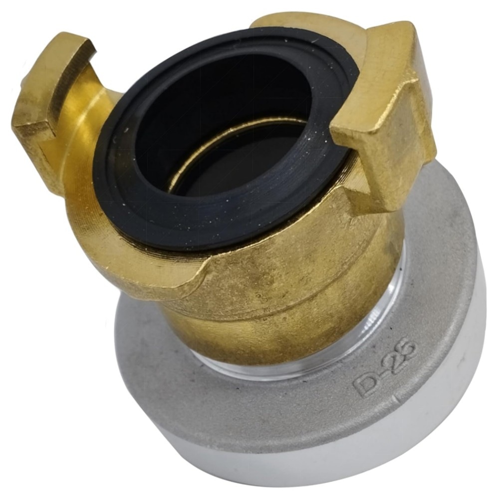 Storz Kupplung D auf Geka Adapter – hochwertiger Aluminium/Messing-Adapter mit NBR-Dichtung, temperaturbeständig -20°C bis 80°C