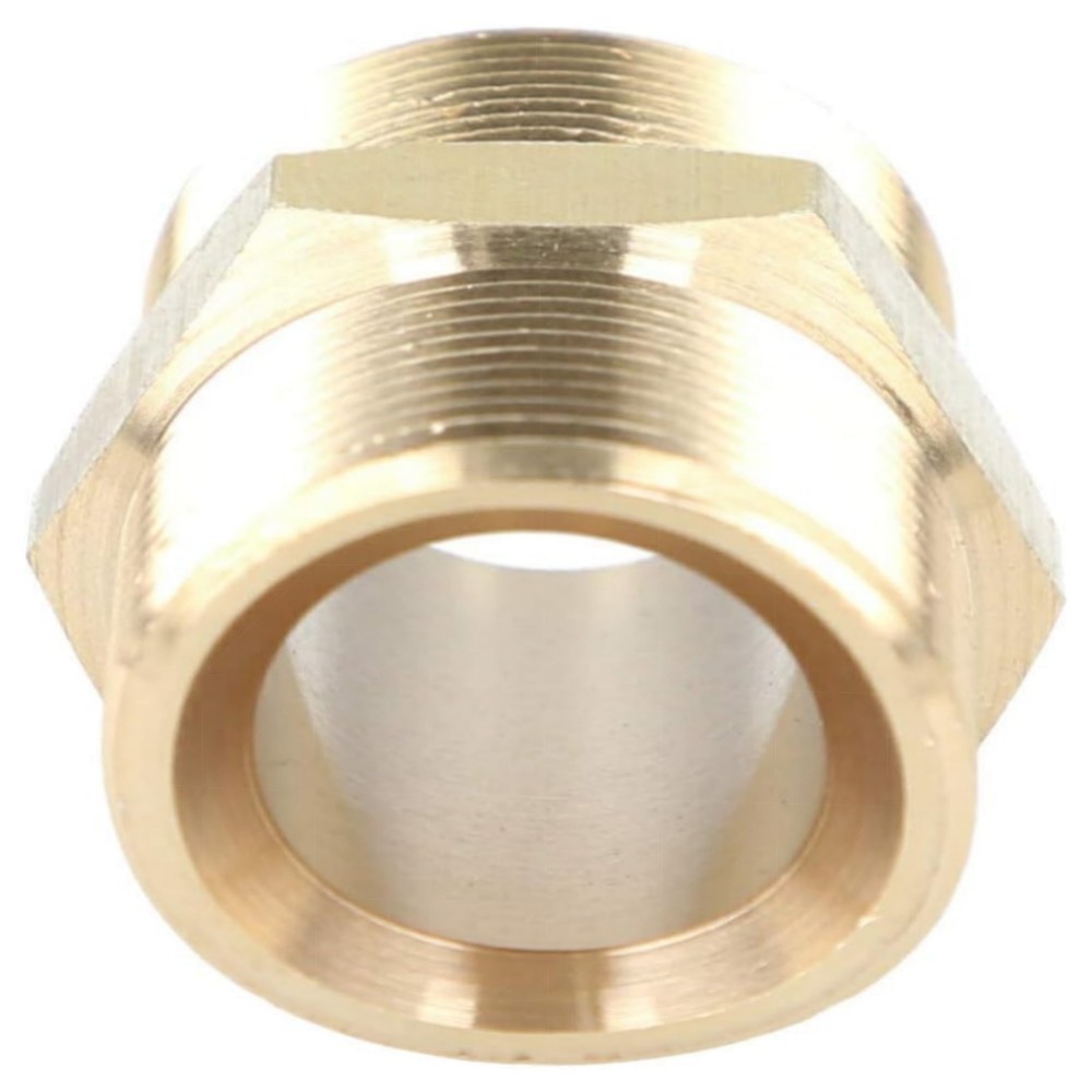 McFilter Doppelnippel M22x1,5 AG – Hochdruckschlauch-Verbinder aus massivem Messing, robust & korrosionsbeständig