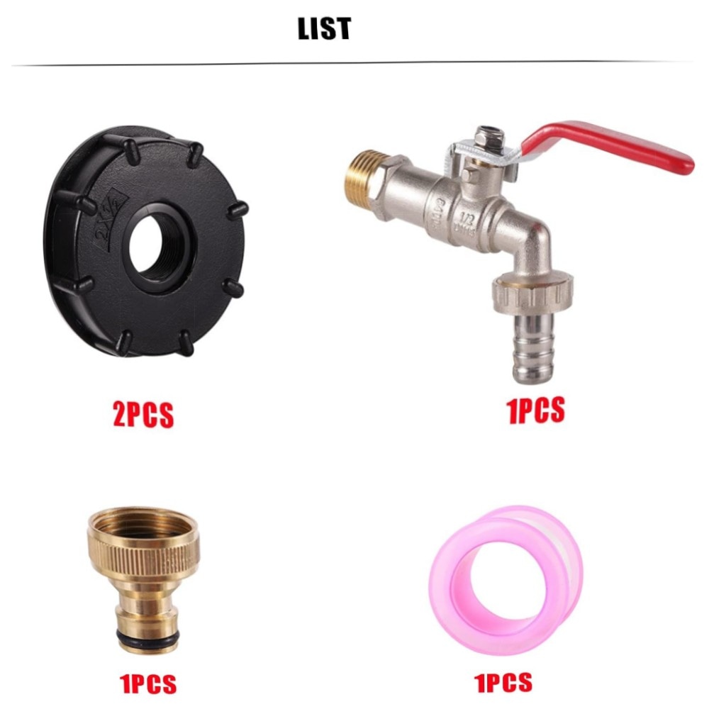 IBC Adapter S60x6 mit 1/2\