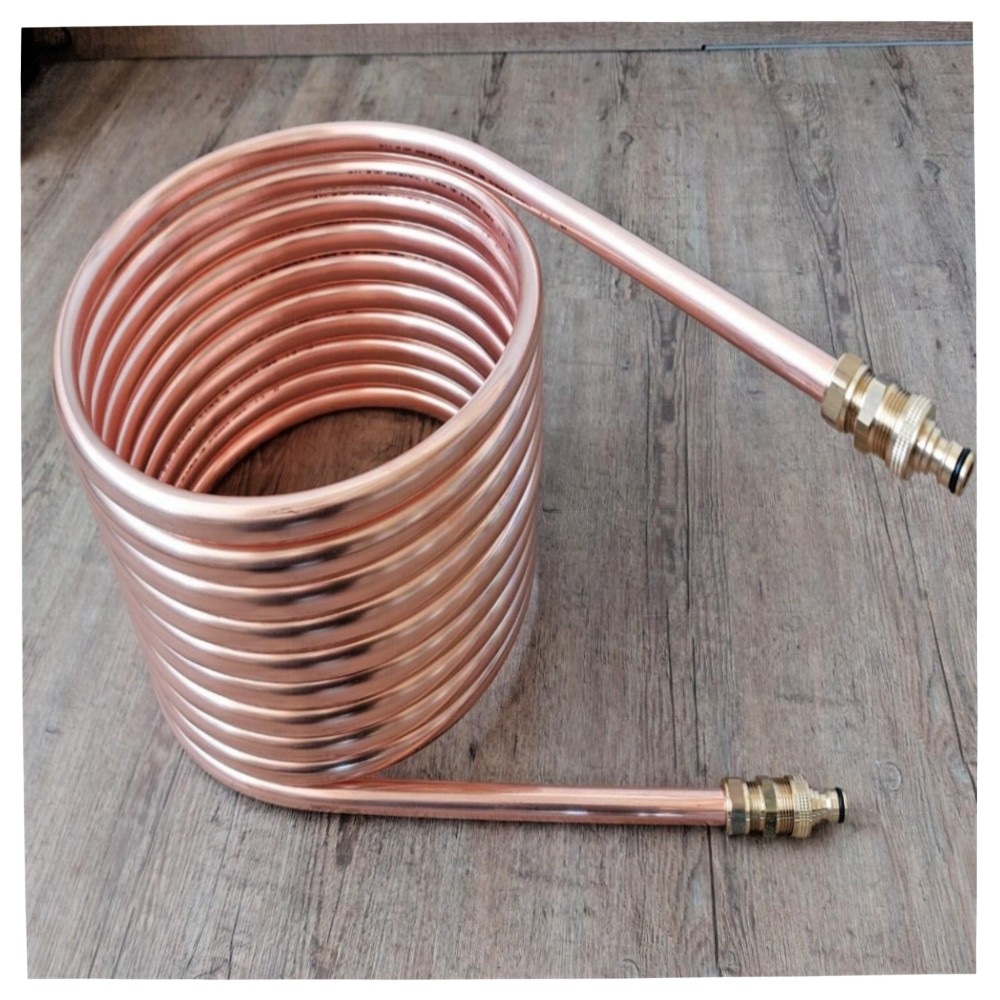 Kupferspirale 18x1 mm (10 m) – Poolheizung mit GARDENA-Anschluss & 3/4\
