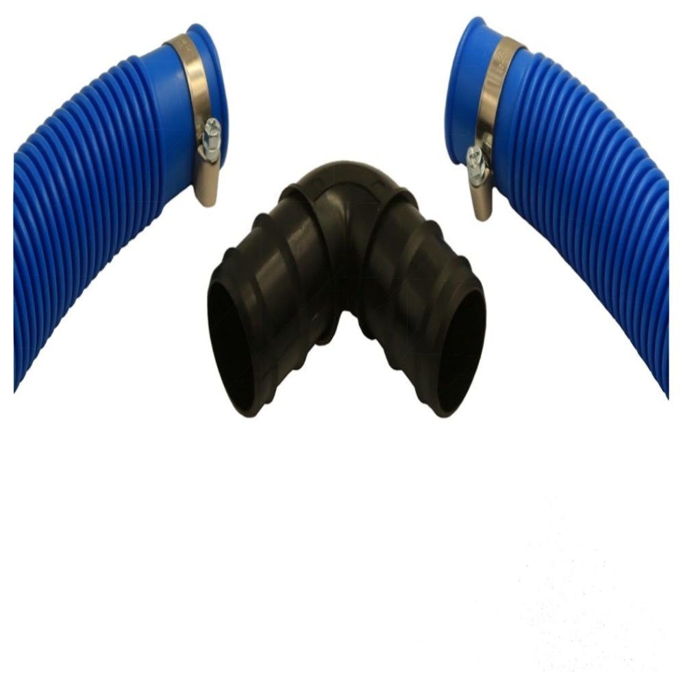 423b82516995.jpg HAF® 2x 90° Schlauchverbinder 38mm mit 4x Edelstahl-Schlauchschellen – PP, UV- & chlorbeständig, Made in Europe