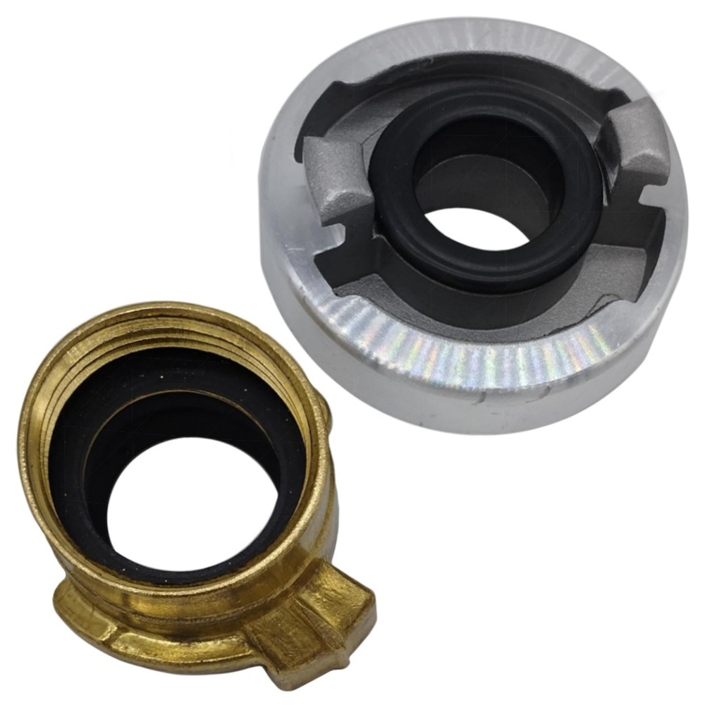 Storz Kupplung D auf Geka Adapter – hochwertiger Aluminium/Messing-Adapter mit NBR-Dichtung, temperaturbeständig -20°C bis 80°C