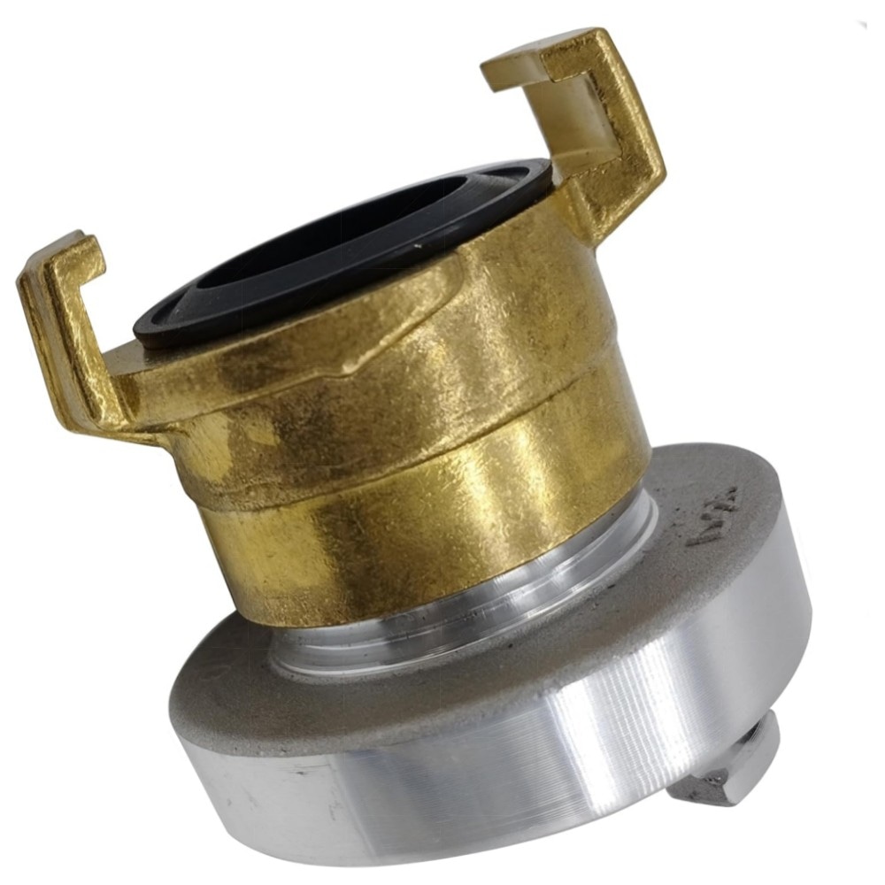 Storz Kupplung D auf Geka Adapter – hochwertiger Aluminium/Messing-Adapter mit NBR-Dichtung, temperaturbeständig -20°C bis 80°C