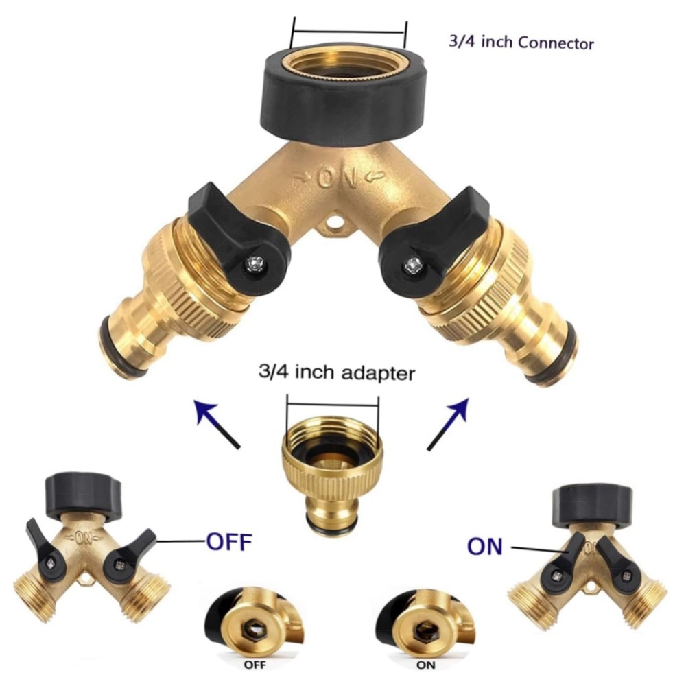2-Wege Y-Verteiler 3/4\