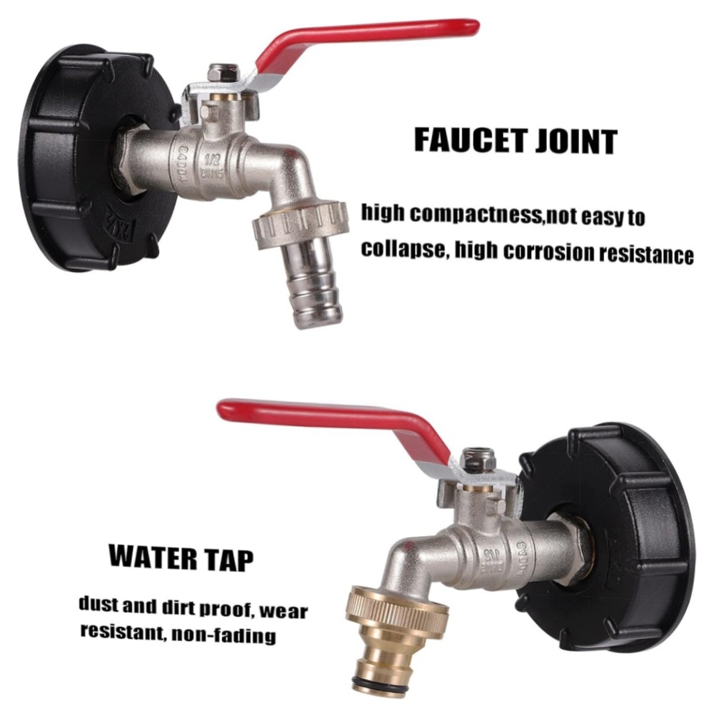 IBC Adapter S60x6 mit 1/2\