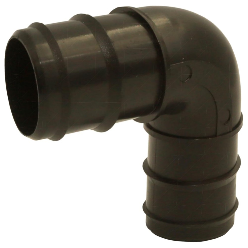 b7deb2be1355.jpg HAF® 2x 90° Schlauchverbinder 38mm mit 4x Edelstahl-Schlauchschellen – PP, UV- & chlorbeständig, Made in Europe