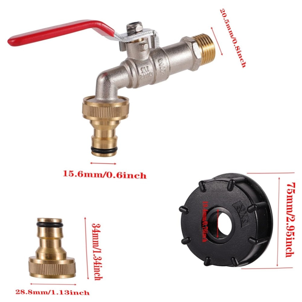 IBC Adapter S60x6 mit 1/2\