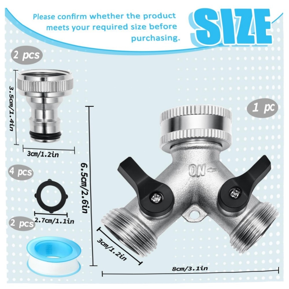2-Wege Y-Verteiler 3/4\
