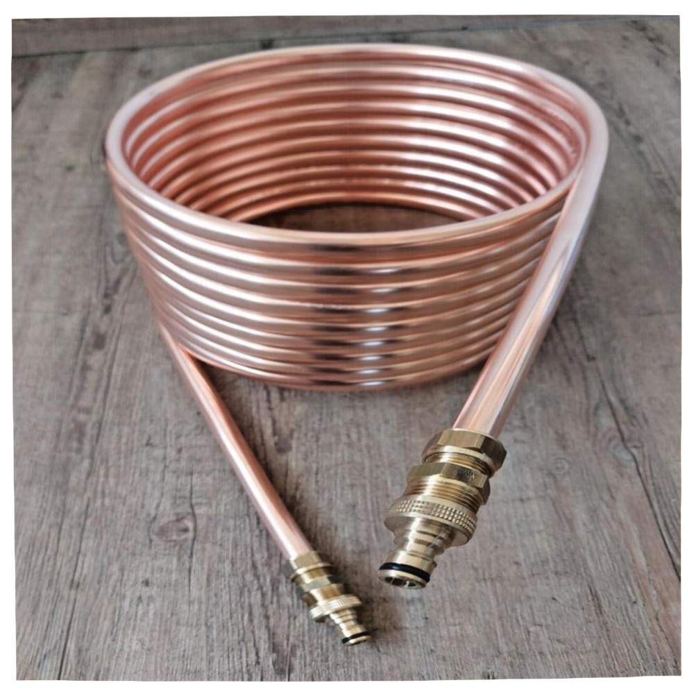 Kupferspirale 18x1 mm (10 m) – Poolheizung mit GARDENA-Anschluss & 3/4\