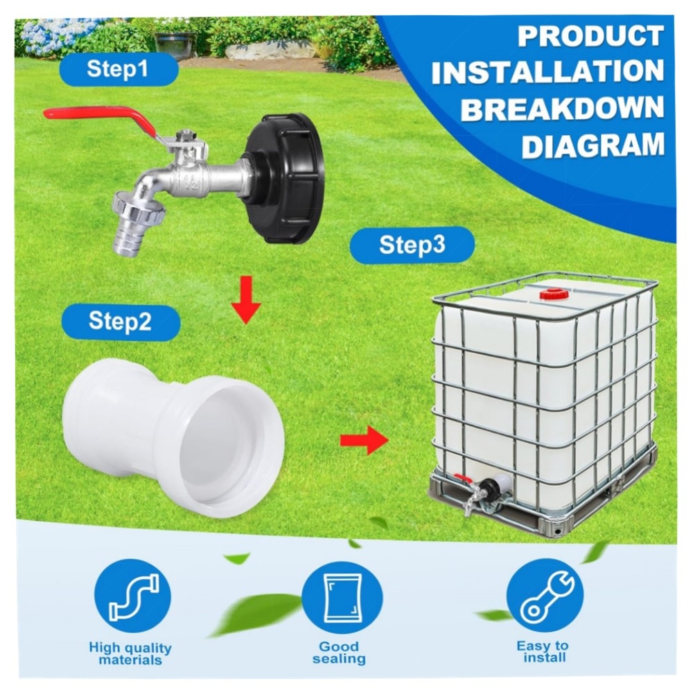 IBC Schwanenhals Adapter 3/4\