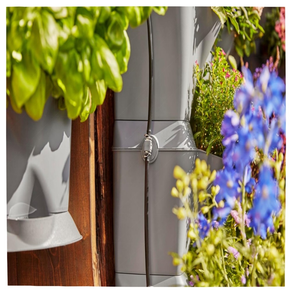 Gardena NatureUp! Basis Set Vertikal – wetterbeständige Pflanzenwand für Balkon & Terrasse, erweiterbares Stecksystem für 9 Pflanzen (13150-20)