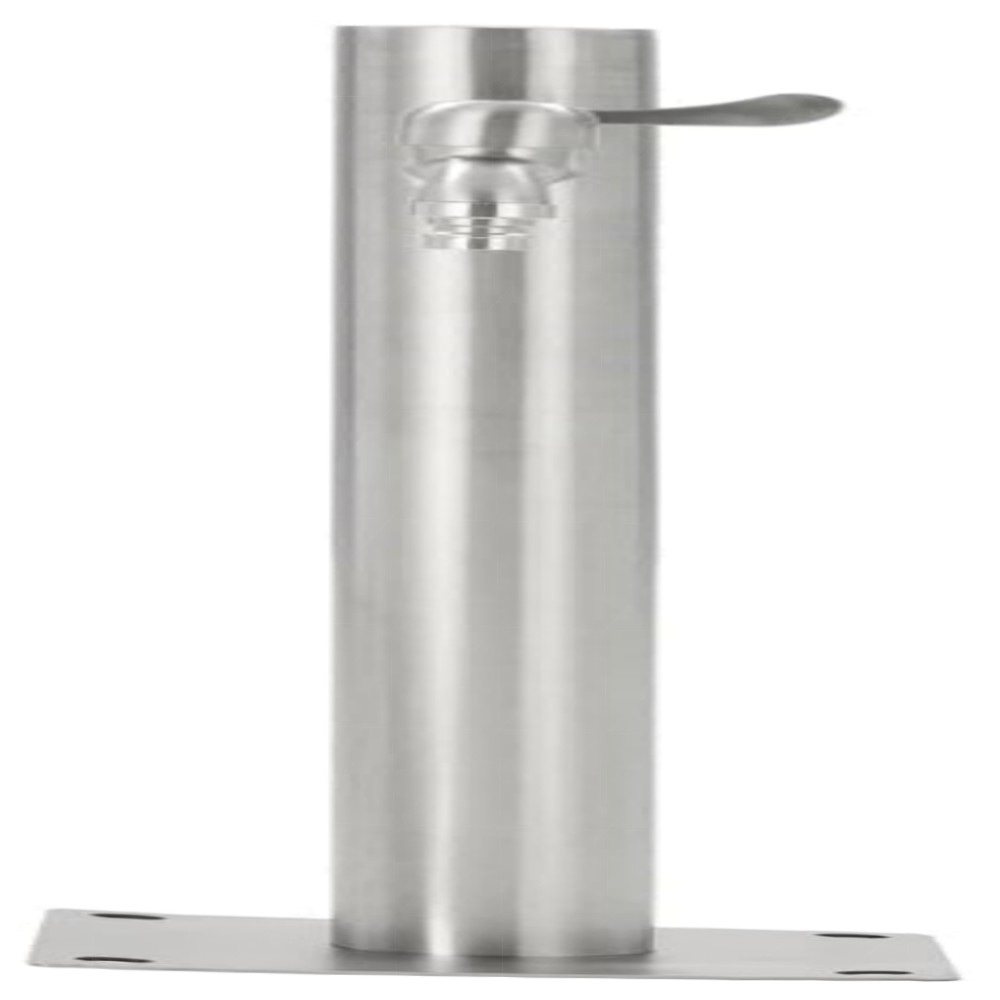Edelstahl Wassersäule 65 cm mit Wasserhahn – freistehende Garten-Wasserzapfstelle, robust & korrosionsbeständig
