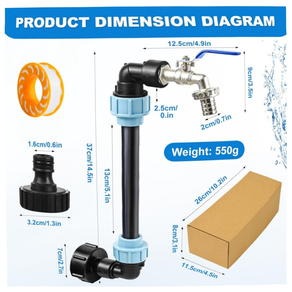 IBC Schwanenhals Adapter 3/4\