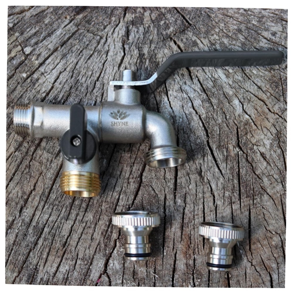 Doppel-Wasserhahn 3/4\