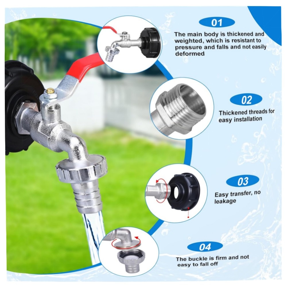 IBC Schwanenhals Adapter 3/4\