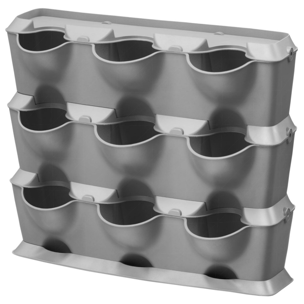 Gardena NatureUp! Basis Set Vertikal – wetterbeständige Pflanzenwand für Balkon & Terrasse, erweiterbares Stecksystem für 9 Pflanzen (13150-20)