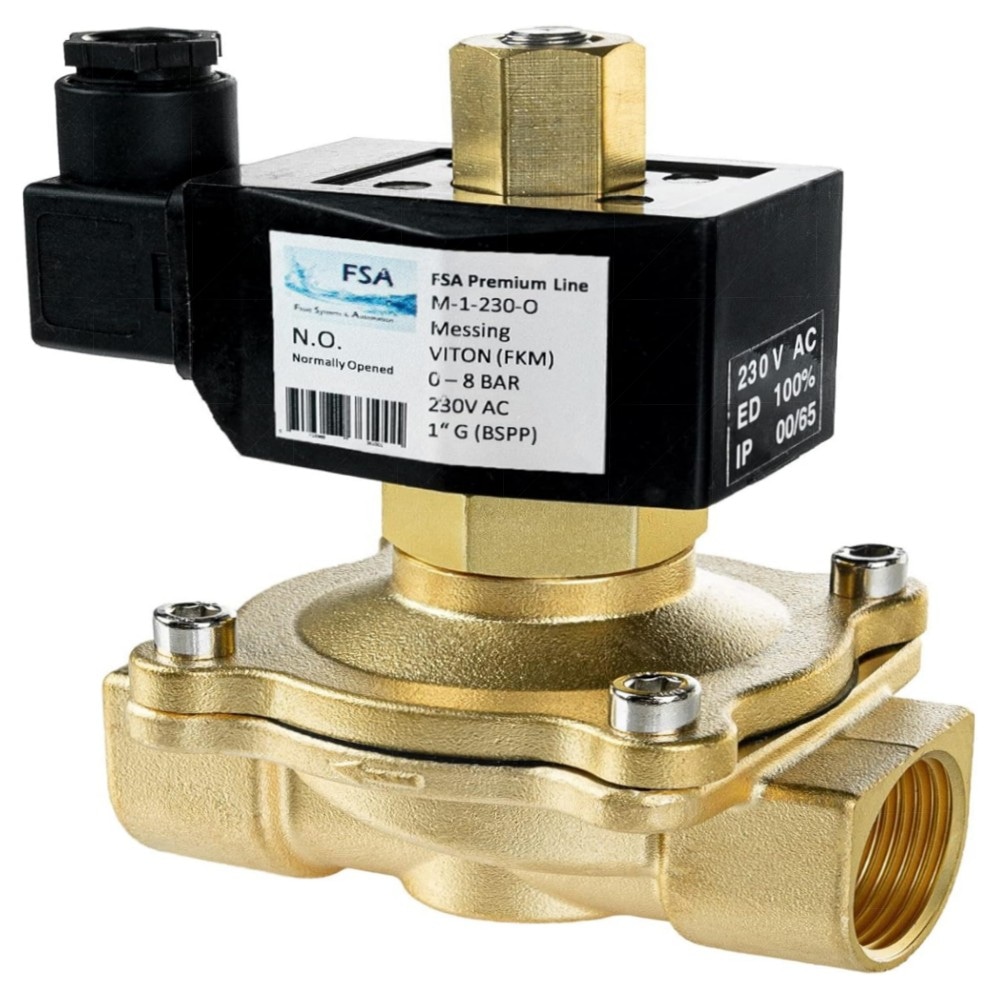 FSA Magnetventil Messing 1\