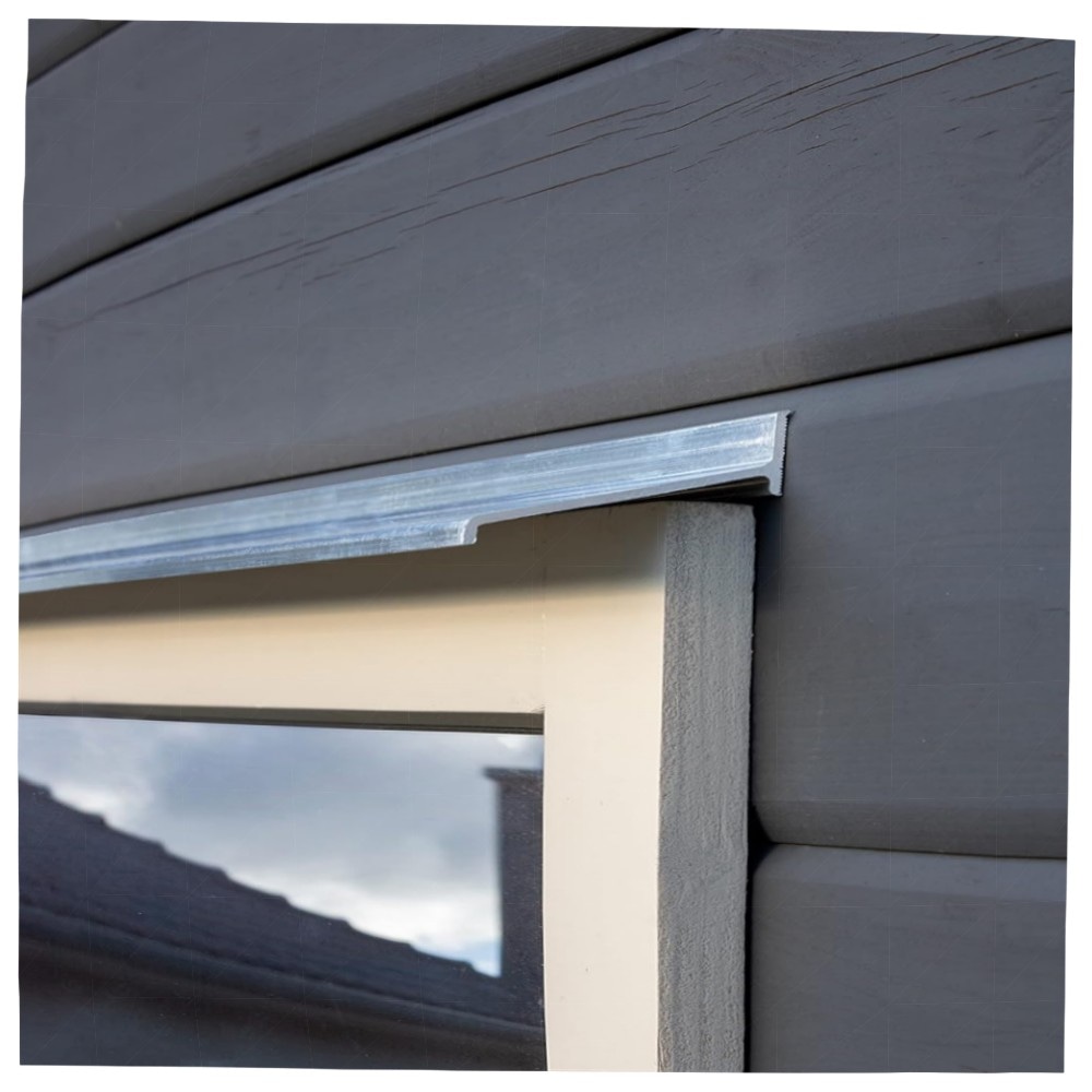 Wasserschenkel ALU 150 cm x 3,5 cm – hochwertiger Wetterschenkel aus Aluminium, korrosionsfest & formstabil