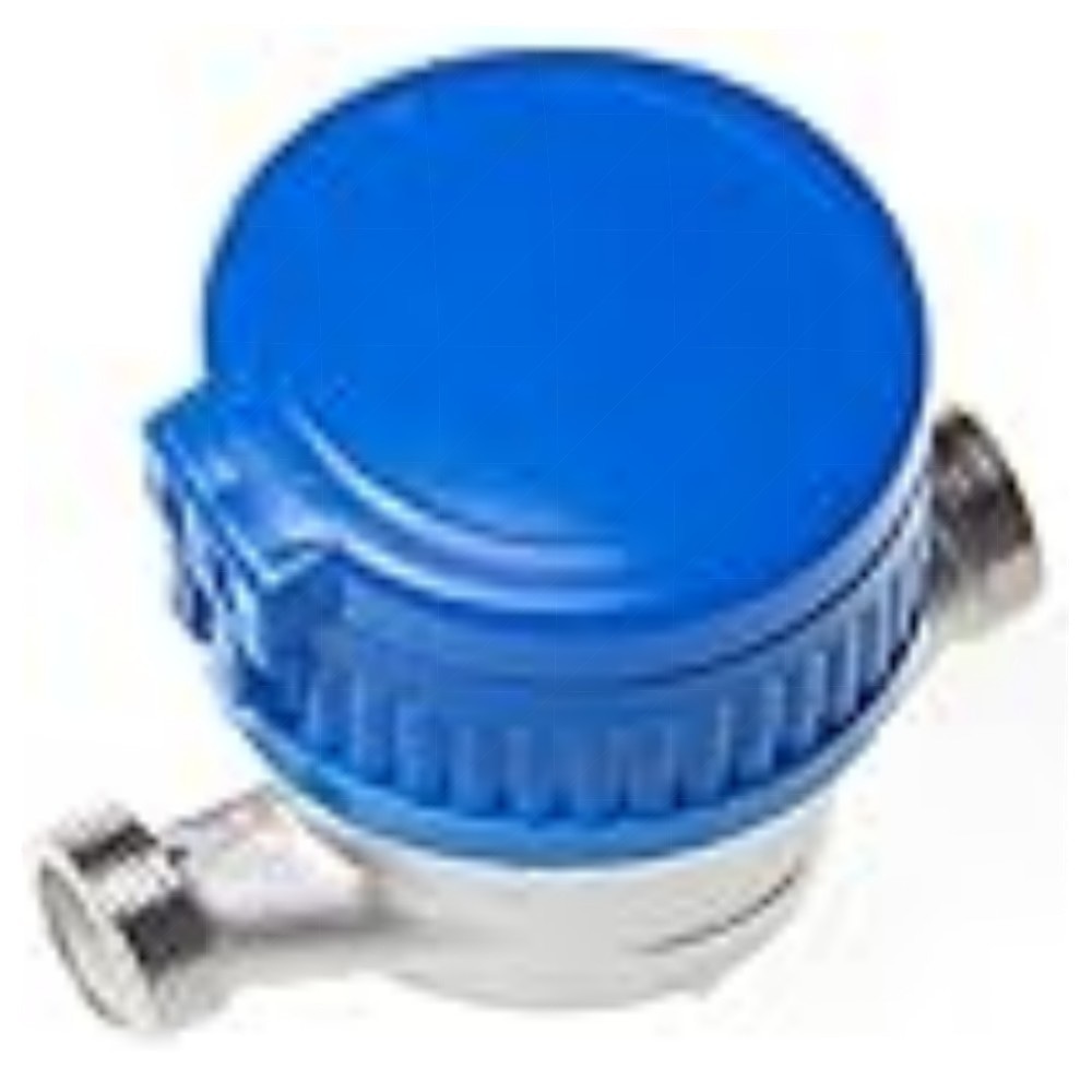 KATSU Kaltwasserzähler 13 mm ABS mit Messinganschlüssen – robuster Trockenzähler für Haus & Garten, 2,5 m³/h, 10 bar