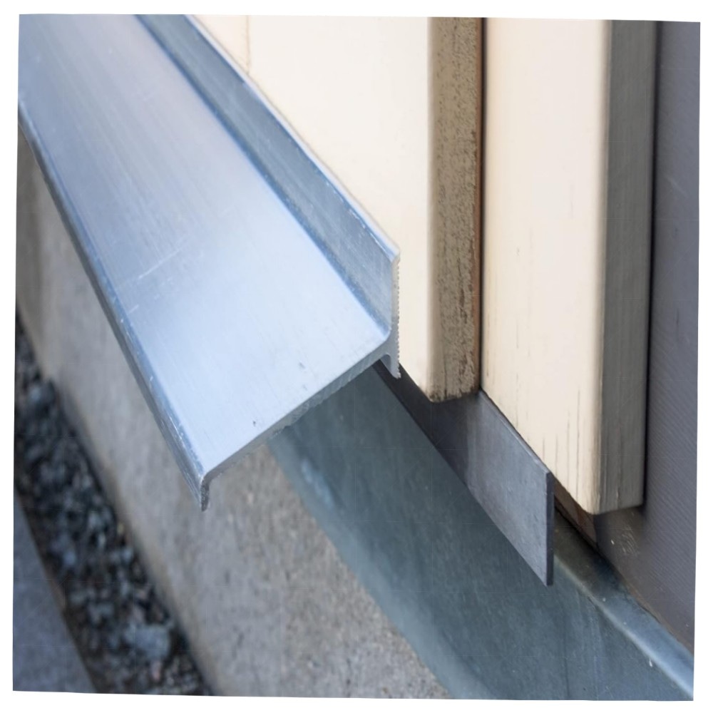 Wasserschenkel ALU 150 cm x 3,5 cm – hochwertiger Wetterschenkel aus Aluminium, korrosionsfest & formstabil